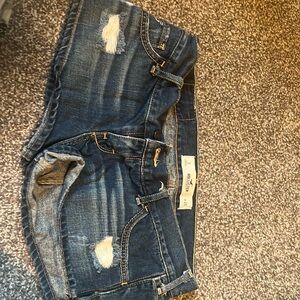 Hollister size 3 pair of jean shorts